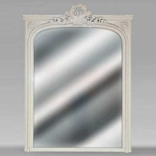 Louis XVI style trumeau with quiver and torch