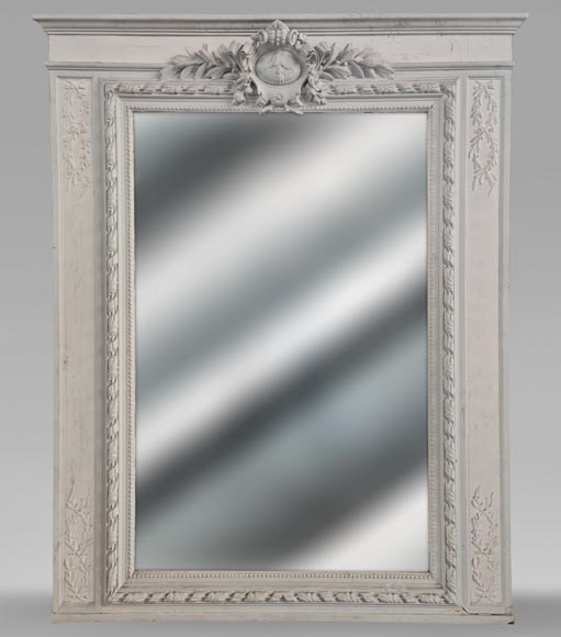 Louis XVI style trumeau with scrolled acanthus leaves Louis XVI style trumeau with scrolled acanthus leaves-0