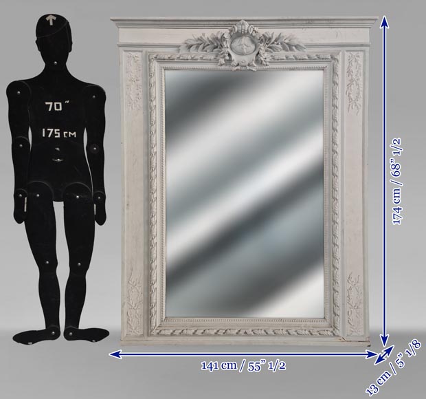 Louis XVI style trumeau with scrolled acanthus leaves Louis XVI style trumeau with scrolled acanthus leaves-6