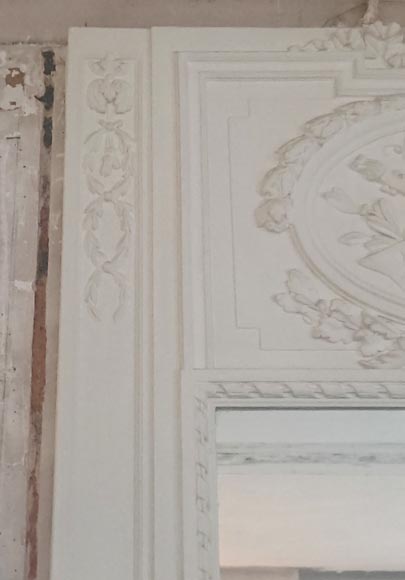 Louis XVI-style trumeau with musical instruments Louis XVI-style trumeau with musical instruments-3