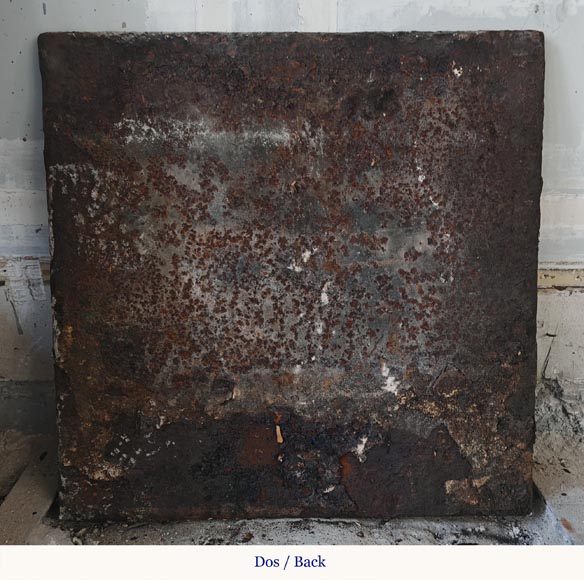 Fireback depicting Pluto and Cerberus Fireback depicting Pluto and Cerberus-5