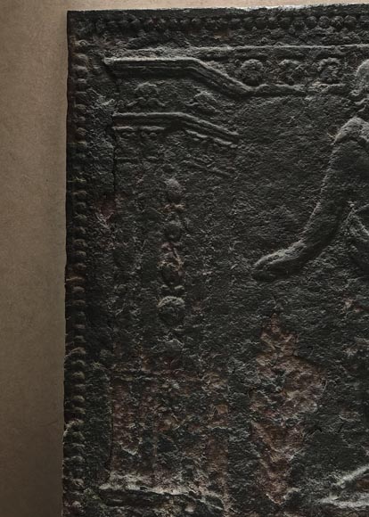 Fireback with Apollo of the Belvedere Fireback with Apollo of the Belvedere-2