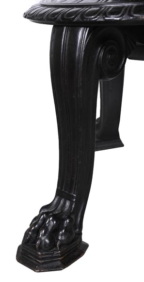 Julien-Nicolas RIVART, Napoleon III Style Gueridon by Julien-Nicolas RIVART – Floral Marquetry on Marble Top Julien-Nicolas RIVART, Napoleon III Style Gueridon by Julien-Nicolas RIVART – Floral Marquetry on Marble Top-10