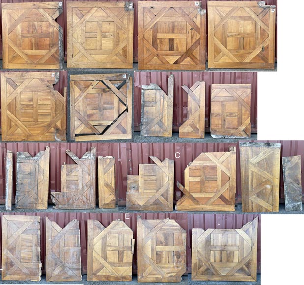 Lot of about 37m² of Arenberg parquet flooring Lot of about 37m² of Arenberg parquet flooring-6