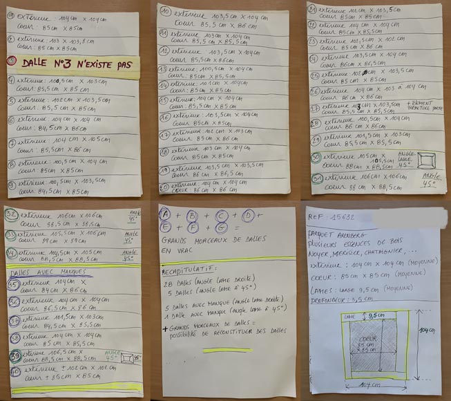 Lot of about 37m² of Arenberg parquet flooring Lot of about 37m² of Arenberg parquet flooring-7