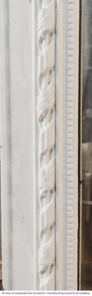 Small Louis XVI style trumeau decorated with a ribbon Small Louis XVI style trumeau decorated with a ribbon-3