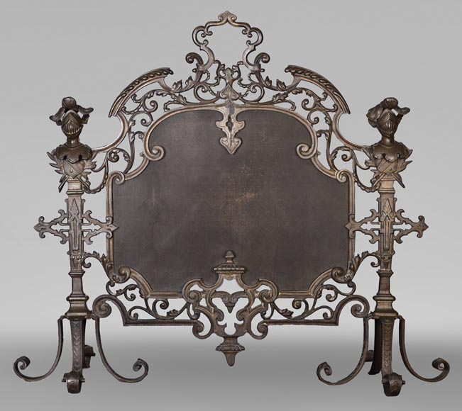 Bronze helmet spark arrester, 19th century Bronze helmet spark arrester, 19th century-0