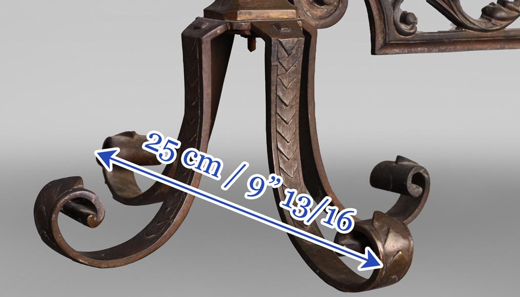 Bronze helmet spark arrester, 19th century Bronze helmet spark arrester, 19th century-9