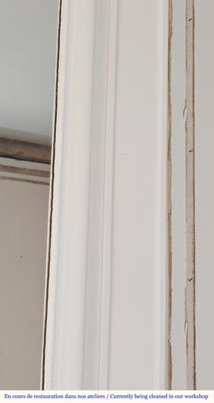 Louis XVI style trumeau decorated with a garland of flowers Louis XVI style trumeau decorated with a garland of flowers-4