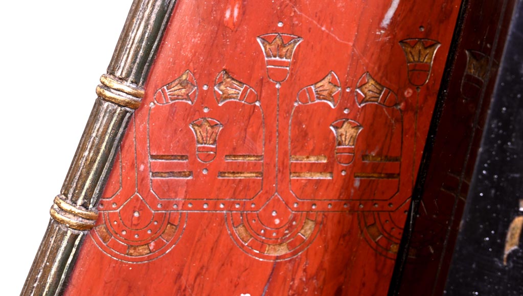 Emile Hébert and Georges Servant, Egyptian Revival Clock, 19th Century Emile Hébert and Georges Servant, Egyptian Revival Clock, 19th Century-15