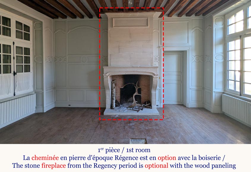 Antique Oak and Pine Wood Paneling – Composed of Two Rooms Antique Oak and Pine Wood Paneling – Composed of Two Rooms-4