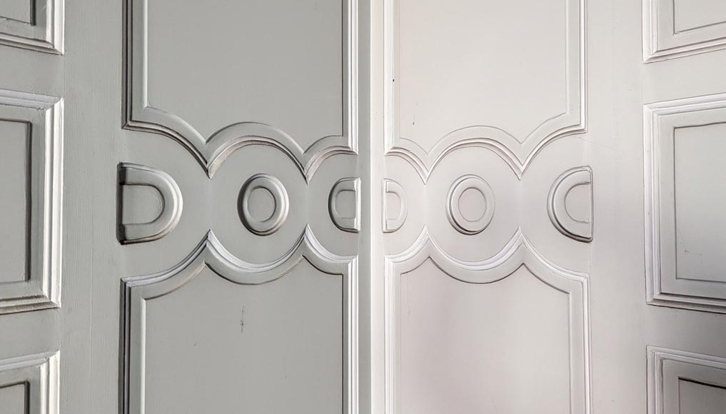 Antique Oak and Pine Wood Paneling – Composed of Two Rooms Antique Oak and Pine Wood Paneling – Composed of Two Rooms-13