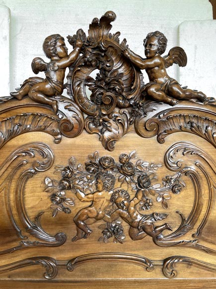 Louis XV style walnut bedroom Louis XV style walnut bedroom-8