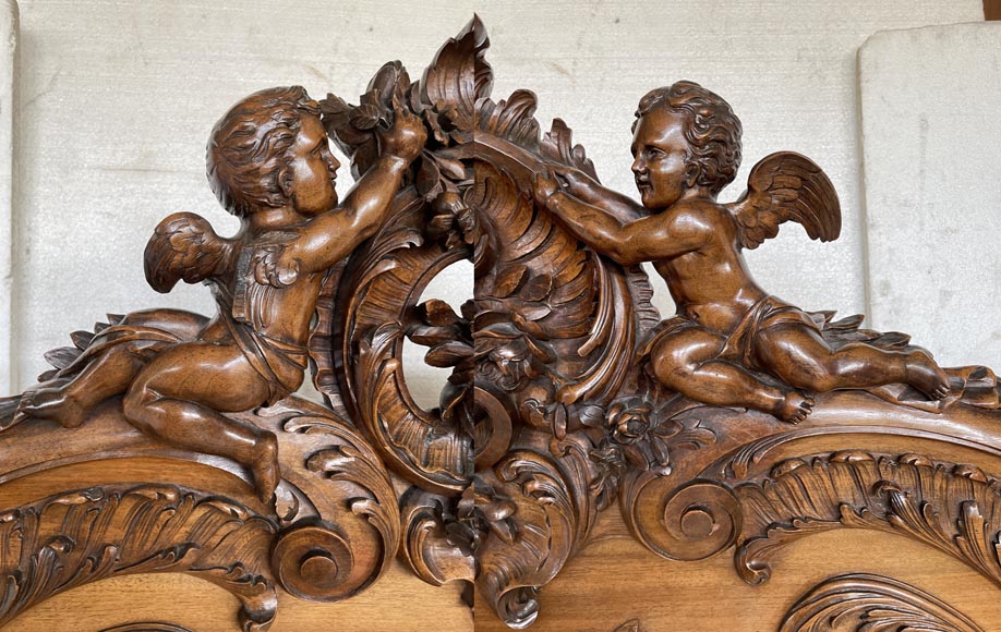 Louis XV style walnut bedroom Louis XV style walnut bedroom-9