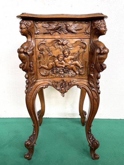 Louis XV style walnut bedroom Louis XV style walnut bedroom-10