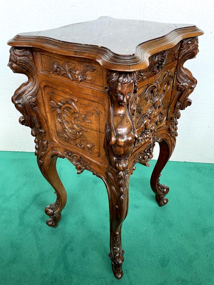 Louis XV style walnut bedroom Louis XV style walnut bedroom-11