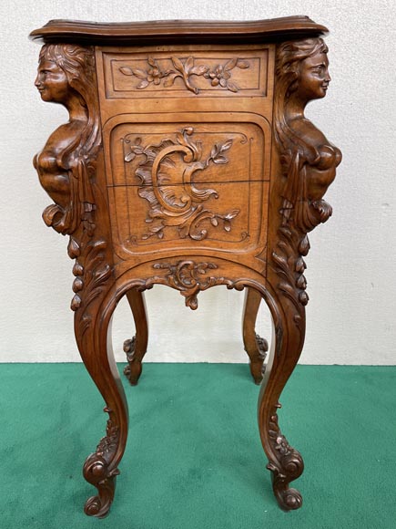 Louis XV style walnut bedroom Louis XV style walnut bedroom-12