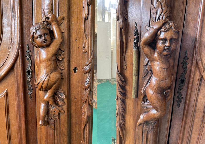 Louis XV style walnut bedroom Louis XV style walnut bedroom-22