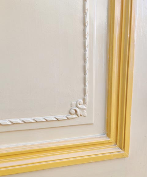 Pair of Louis XVI style double doors in carved wood Pair of Louis XVI style double doors in carved wood-2