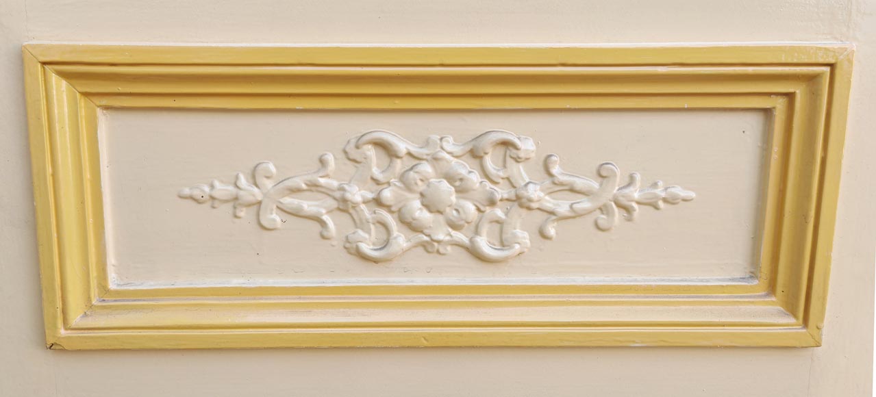 Pair of Louis XVI style double doors in carved wood Pair of Louis XVI style double doors in carved wood-4