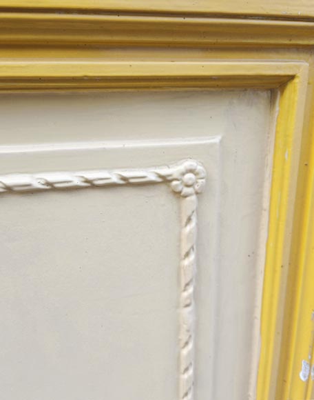 Pair of Louis XVI style double doors in carved wood Pair of Louis XVI style double doors in carved wood-9