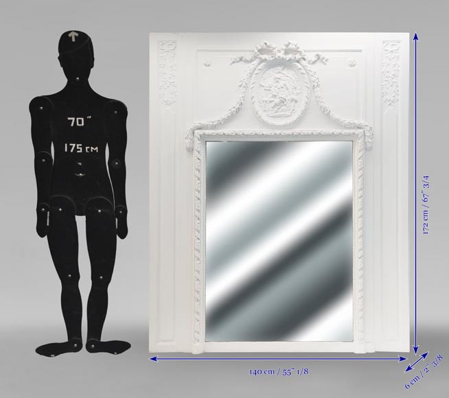 Louis XVI style trumeau with mythological scene Louis XVI style trumeau with mythological scene-6