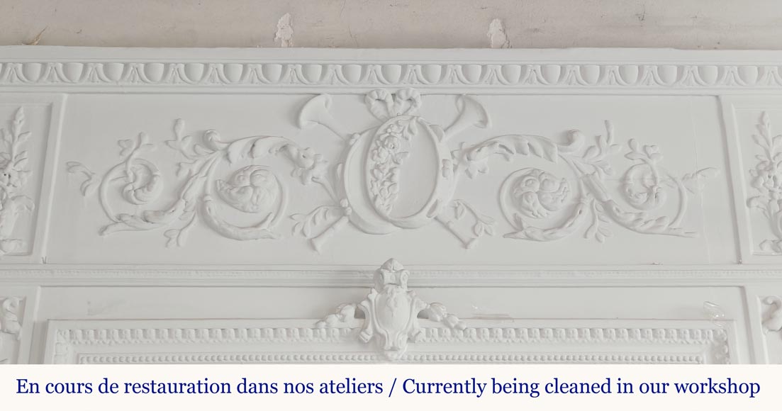 Louis XVI style trumeau with musical instruments Louis XVI style trumeau with musical instruments-1