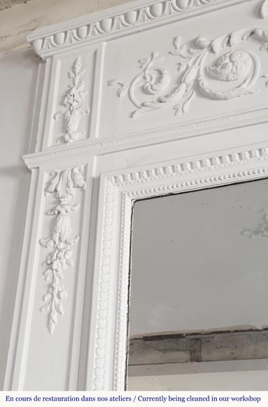 Louis XVI style trumeau with musical instruments Louis XVI style trumeau with musical instruments-6