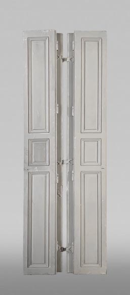 Set of Five Pairs of Folding Interior Oak Shutters Set of Five Pairs of Folding Interior Oak Shutters-2