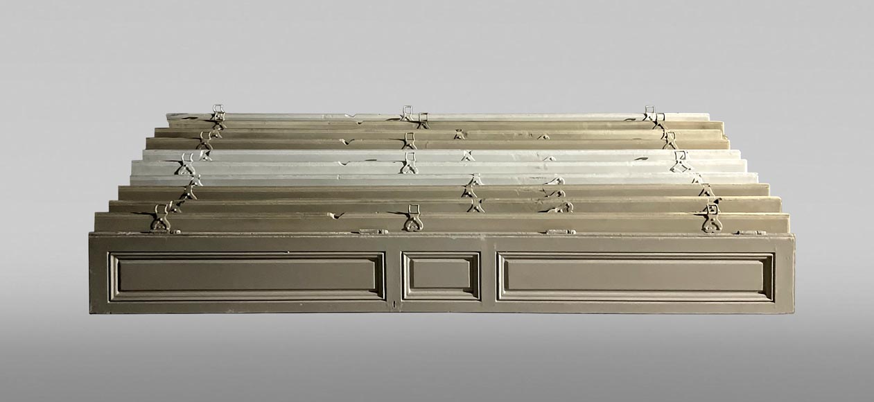 Set of Five Pairs of Folding Interior Oak Shutters Set of Five Pairs of Folding Interior Oak Shutters-3