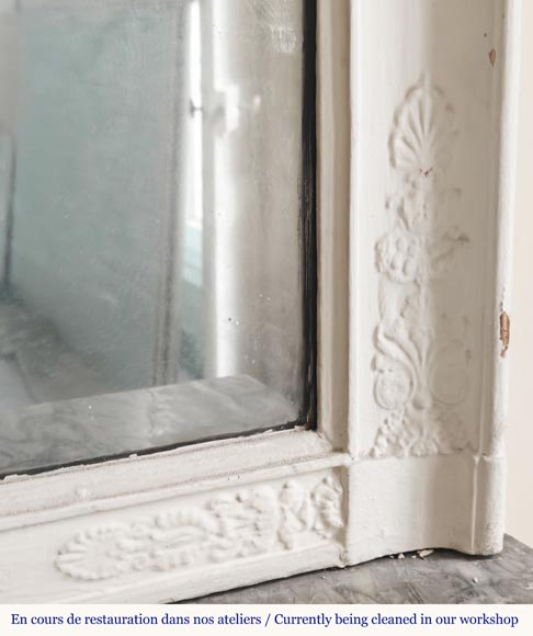 Restoration period trumeau decorated with palmettes Restoration period trumeau decorated with palmettes-3