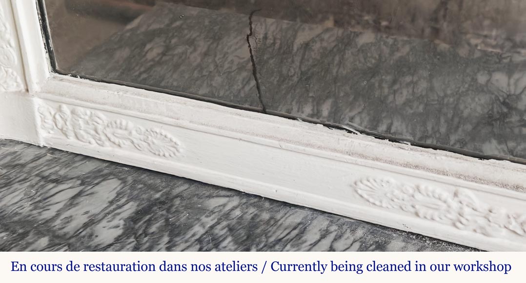 Restoration period trumeau decorated with palmettes Restoration period trumeau decorated with palmettes-4