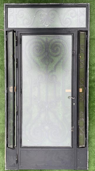 Cast Iron and Glass Exterior Door Cast Iron and Glass Exterior Door-1