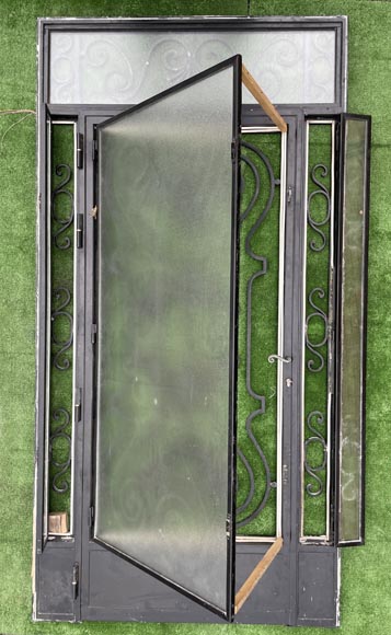 Cast Iron and Glass Exterior Door Cast Iron and Glass Exterior Door-2