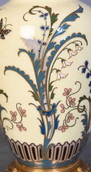 CARRIER-BELLEUSE Albert-Ernest — Enameled Porcelain Covered Vase from Sèvres CARRIER-BELLEUSE Albert-Ernest — Enameled Porcelain Covered Vase from Sèvres-6