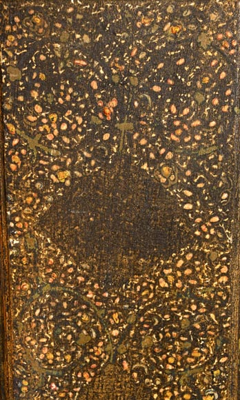 Qajar Art, Set of doors decorated with major scenes of Persian life, late 19th century Qajar Art, Set of doors decorated with major scenes of Persian life, late 19th century-8