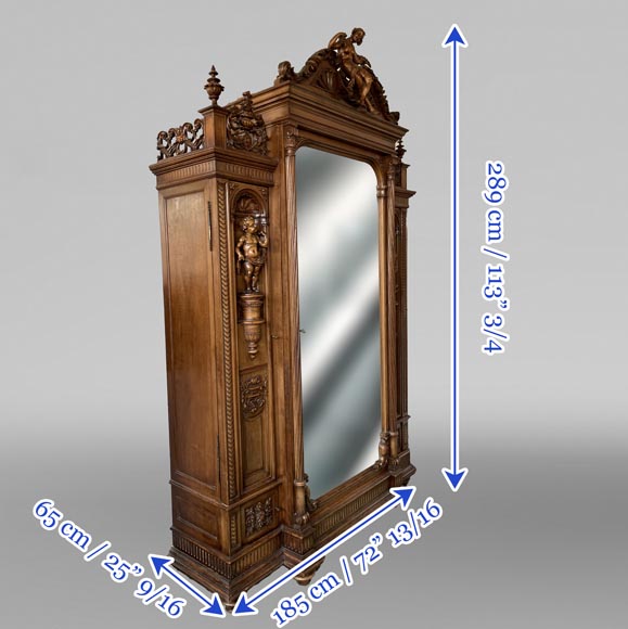 Louis MALARD, walnut bedroom set Louis MALARD, walnut bedroom set-14