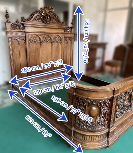 Louis MALARD, walnut bedroom set Louis MALARD, walnut bedroom set-15