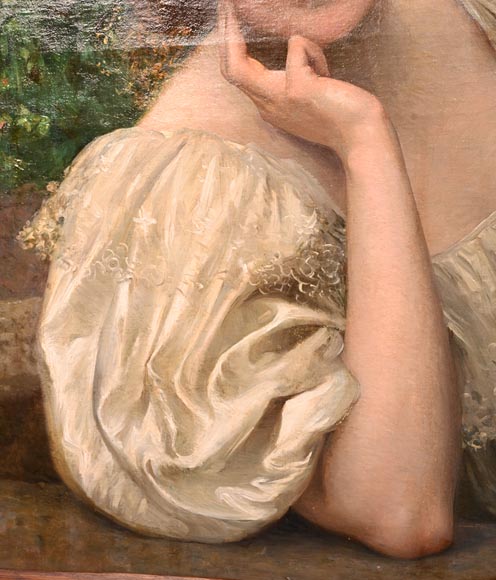 Portrait of a Young Woman by Leopold Franz Kowalski Portrait of a Young Woman by Leopold Franz Kowalski-3