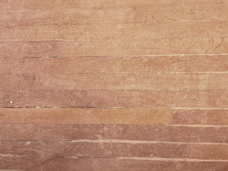 Batch of 11m² of linear oak parquet in 7.5cm Batch of 11m² of linear oak parquet in 7.5cm-1