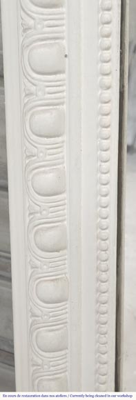 Napoleon III style trumeau with flowered shell Napoleon III style trumeau with flowered shell-3