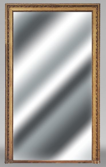 Louis XVI style gilded trumeau with plant decoration Louis XVI style gilded trumeau with plant decoration-0