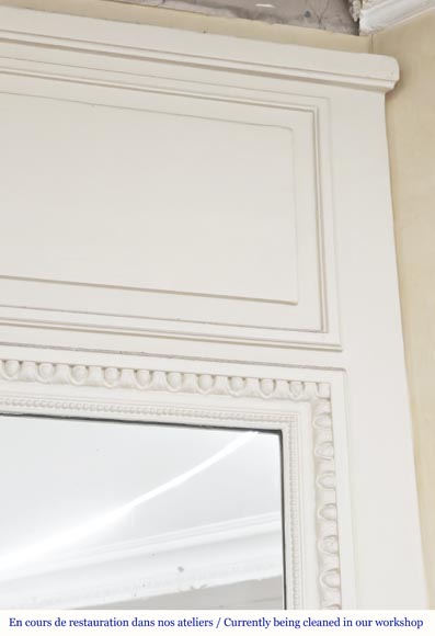 Louis XVI style trumeau with pearl decoration Louis XVI style trumeau with pearl decoration-1