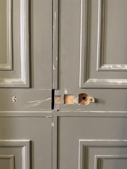 Pair of Double Doors with Architectural Surrounds, Louis XVI Style Pair of Double Doors with Architectural Surrounds, Louis XVI Style-7