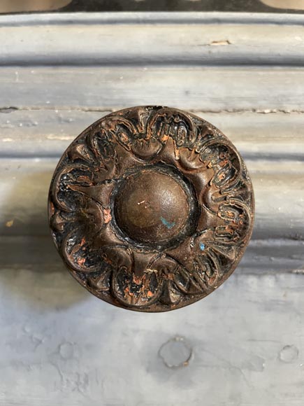 Entrance Door in Oak and Cast Iron, France, 19th Century Entrance Door in Oak and Cast Iron, France, 19th Century-5