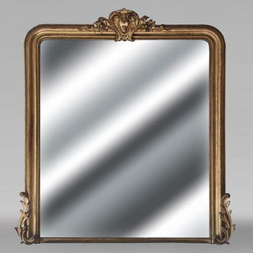 Small gilded Regency style trumeau