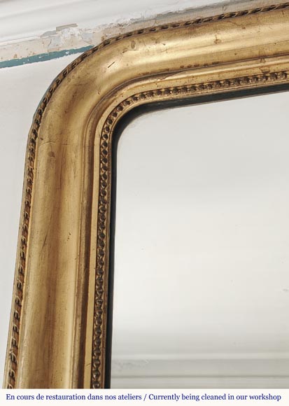 Small gilded Regency style trumeau Small gilded Regency style trumeau-3