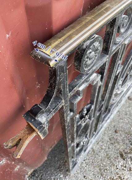 Wrought Iron Balcony in Régence Style, Early 20th Century Wrought Iron Balcony in Régence Style, Early 20th Century-2