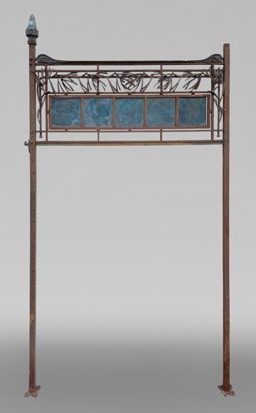 Art Nouveau Shopfront Ironwork Ensemble Art Nouveau Shopfront Ironwork Ensemble-2