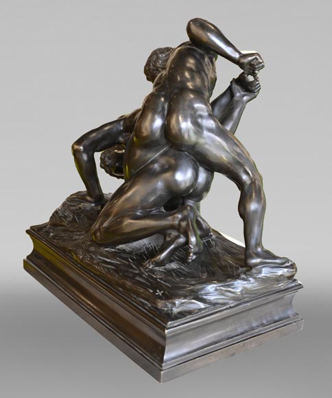 After Philippe MAGNIER, after the antique, The Wrestlers After Philippe MAGNIER, after the antique, The Wrestlers-6